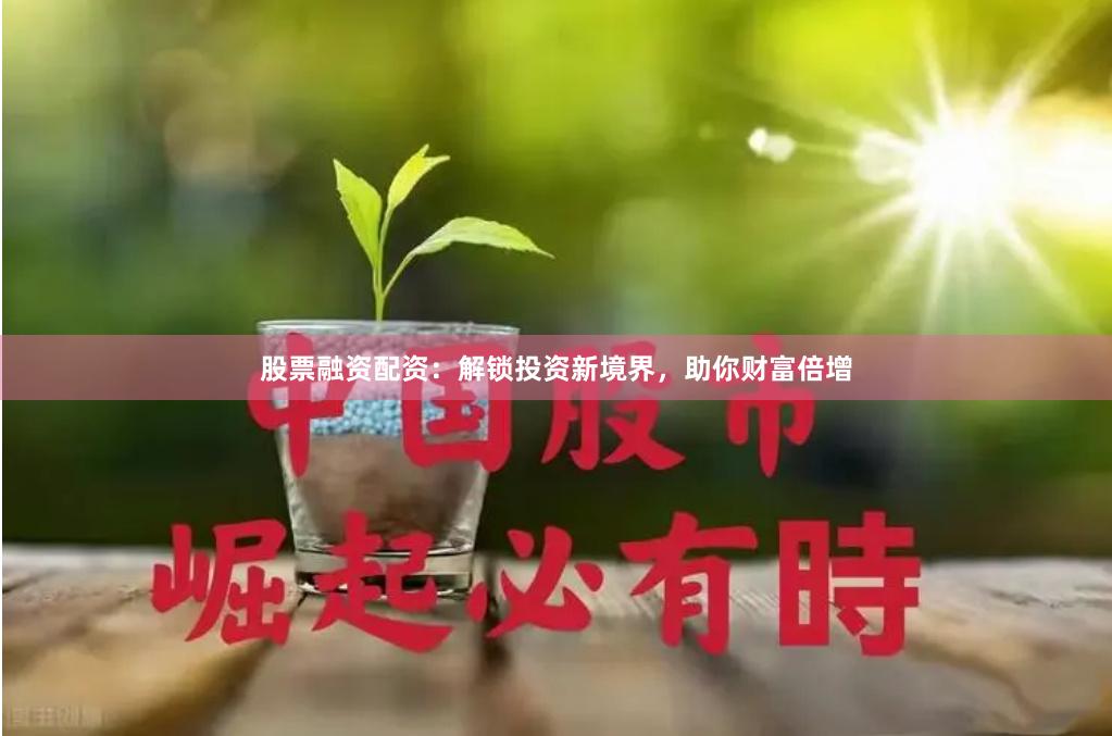 股票融资配资:解锁投资新境界,助你财富倍增
